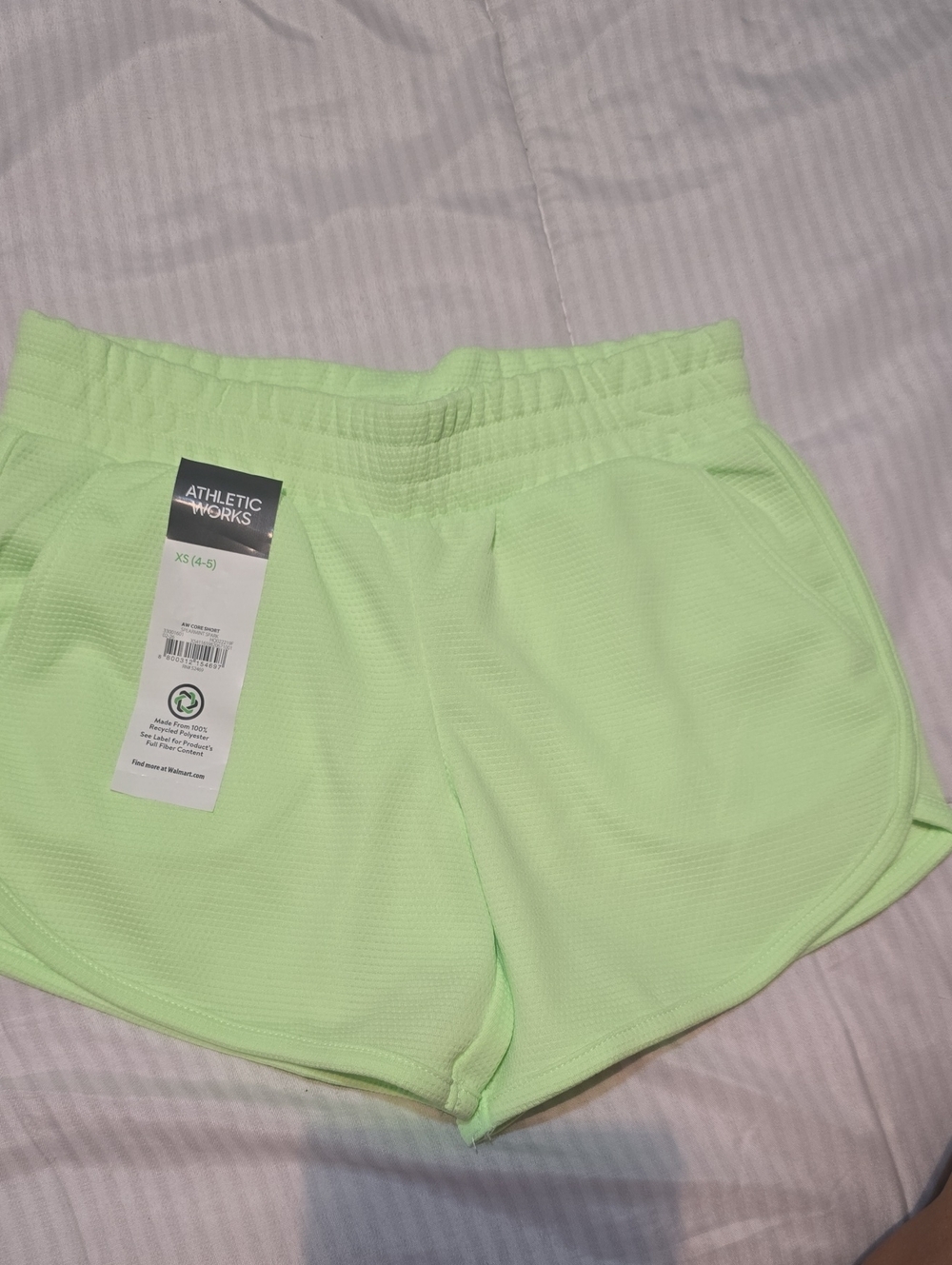 Athletic Works Women’s Bright Lime Athletic Shorts